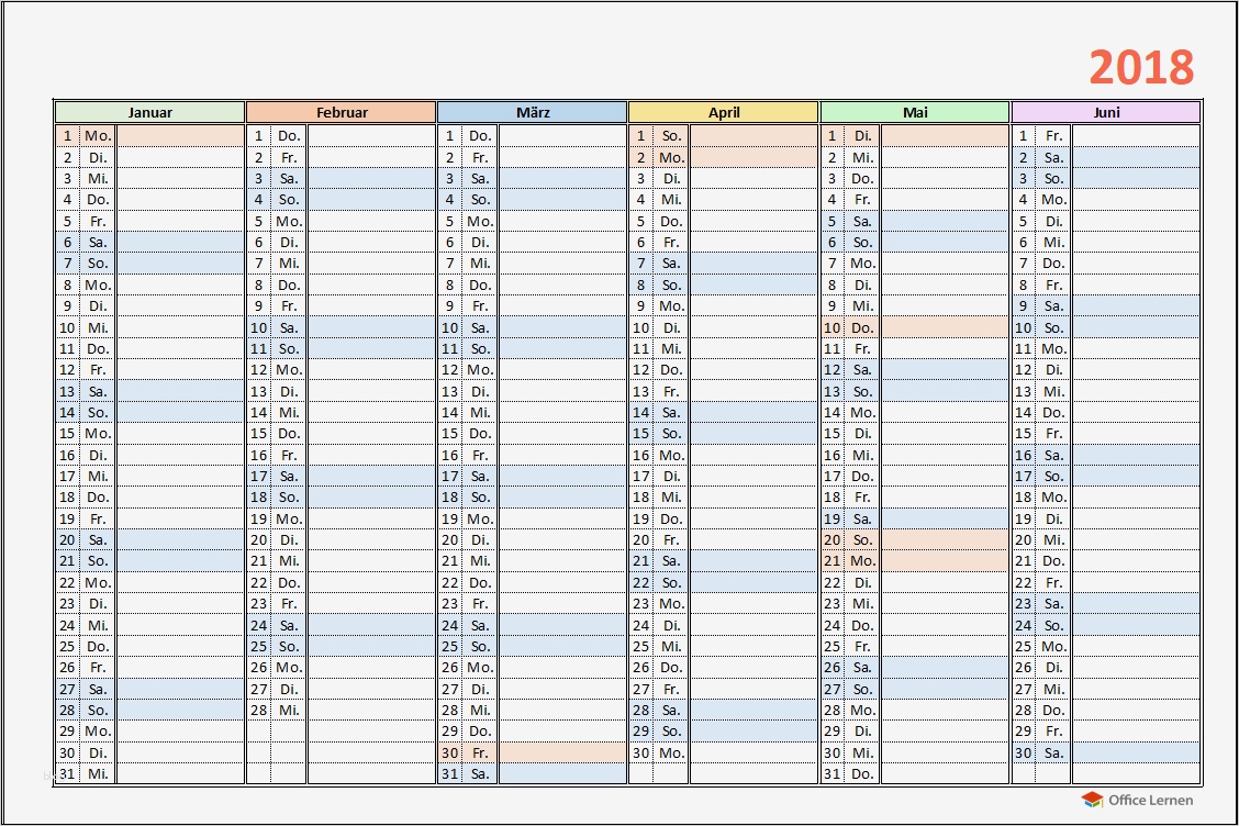 Kalender 2018 Vorlage Excel Hübsch Kostenlose Excel Urlaubsplaner Vorlagen 2018 Fice