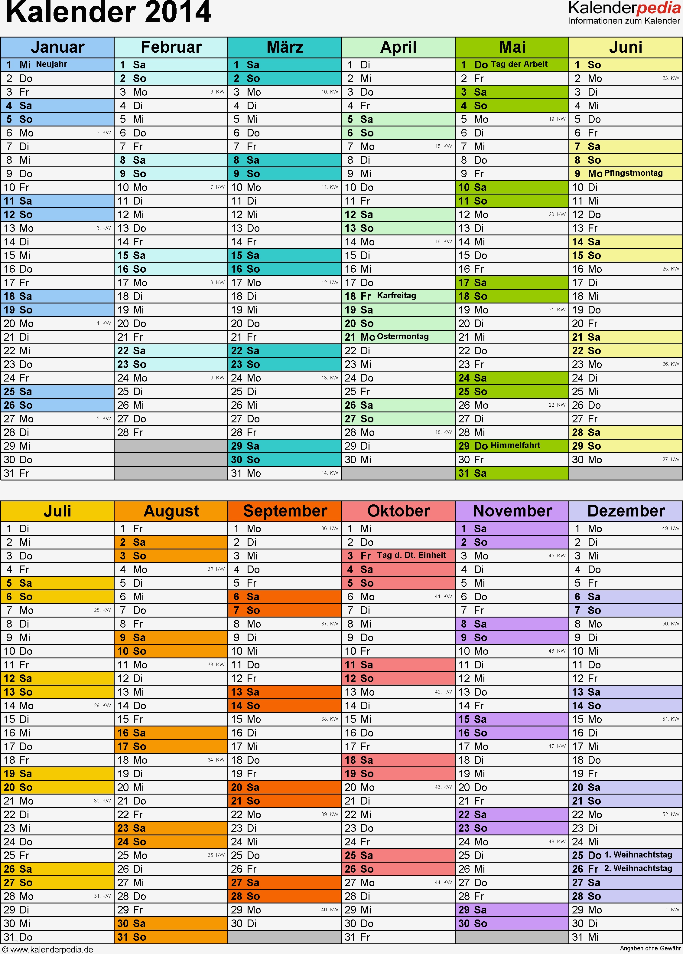 Kalender Vorlage Pdf Genial Kalender 2014 Zum Ausdrucken Als Pdf 16 Vorlagen