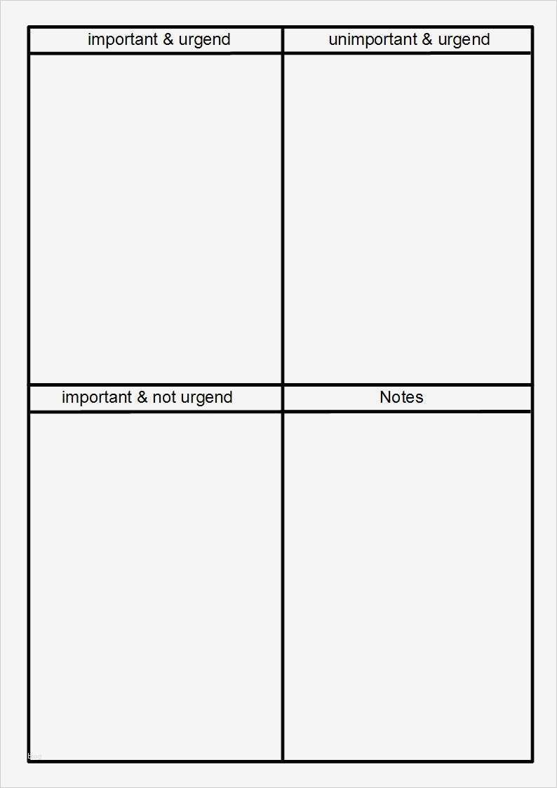 Karteikarten Excel Vorlage Erstaunlich Things to Do List Free S Eisenhower Principle to