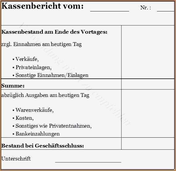 Kassenbericht Vorlage Pdf Genial 15 Kassenbericht Vorlage Vorlagen123 Vorlagen123