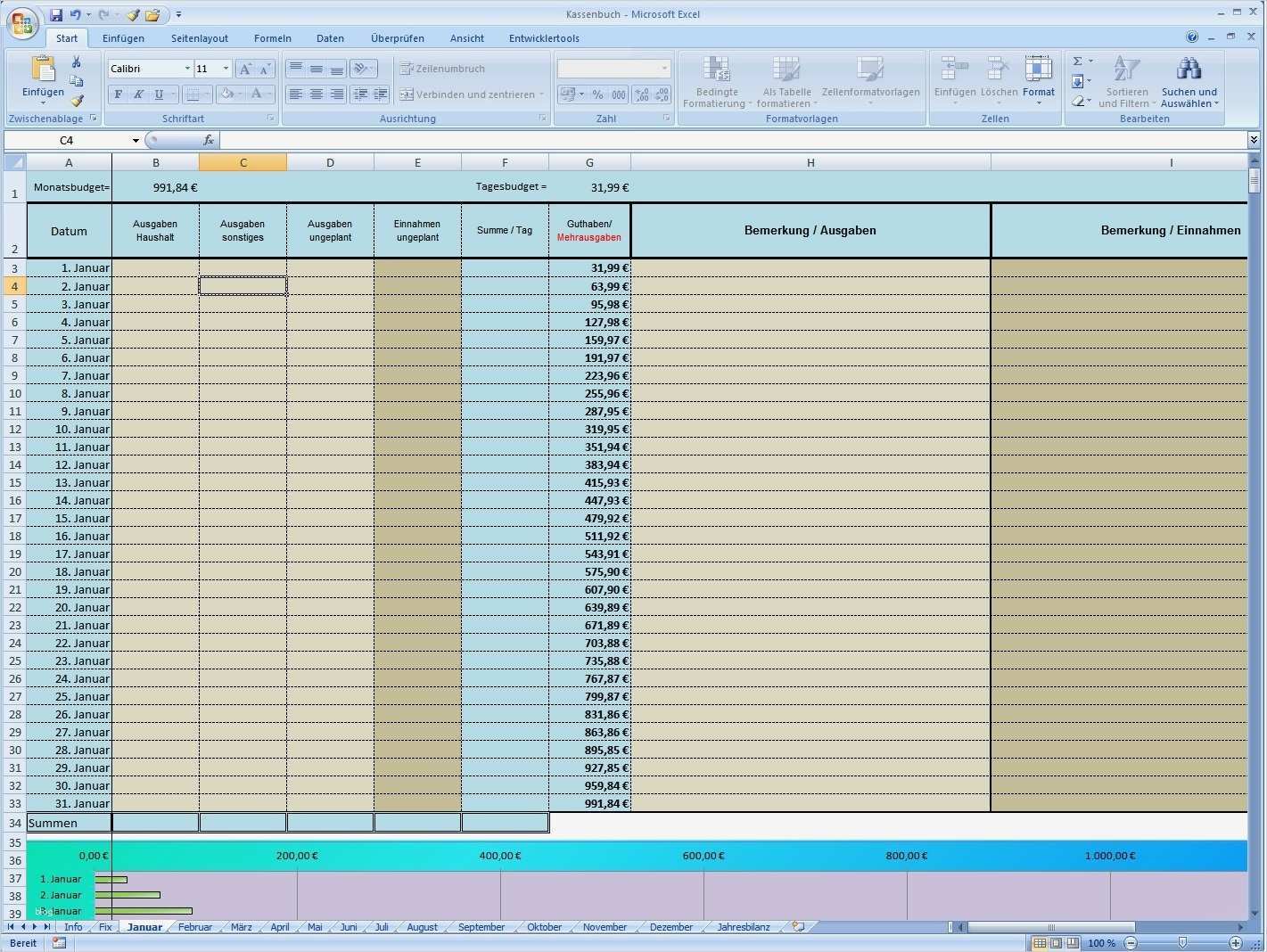 Kassenbuch Excel Vorlage Free Download Erstaunlich Excel Vorlage tool Haushaltsbuch Kassenbuch