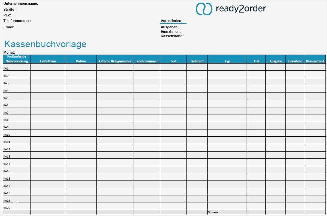 Kassenbuch Vorlage Kostenlos Zum Ausdrucken Wunderbar ordnungsgemäße Kassenführung
