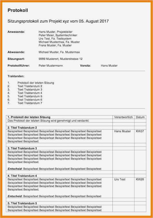 Kassenübergabe Protokoll Vorlage Großartig 5 Protokoll Vorlage Word