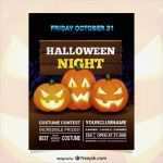 Katze Entlaufen Flyer Vorlage Erstaunlich Halloween Nacht Flyer Kostümwettbewerb