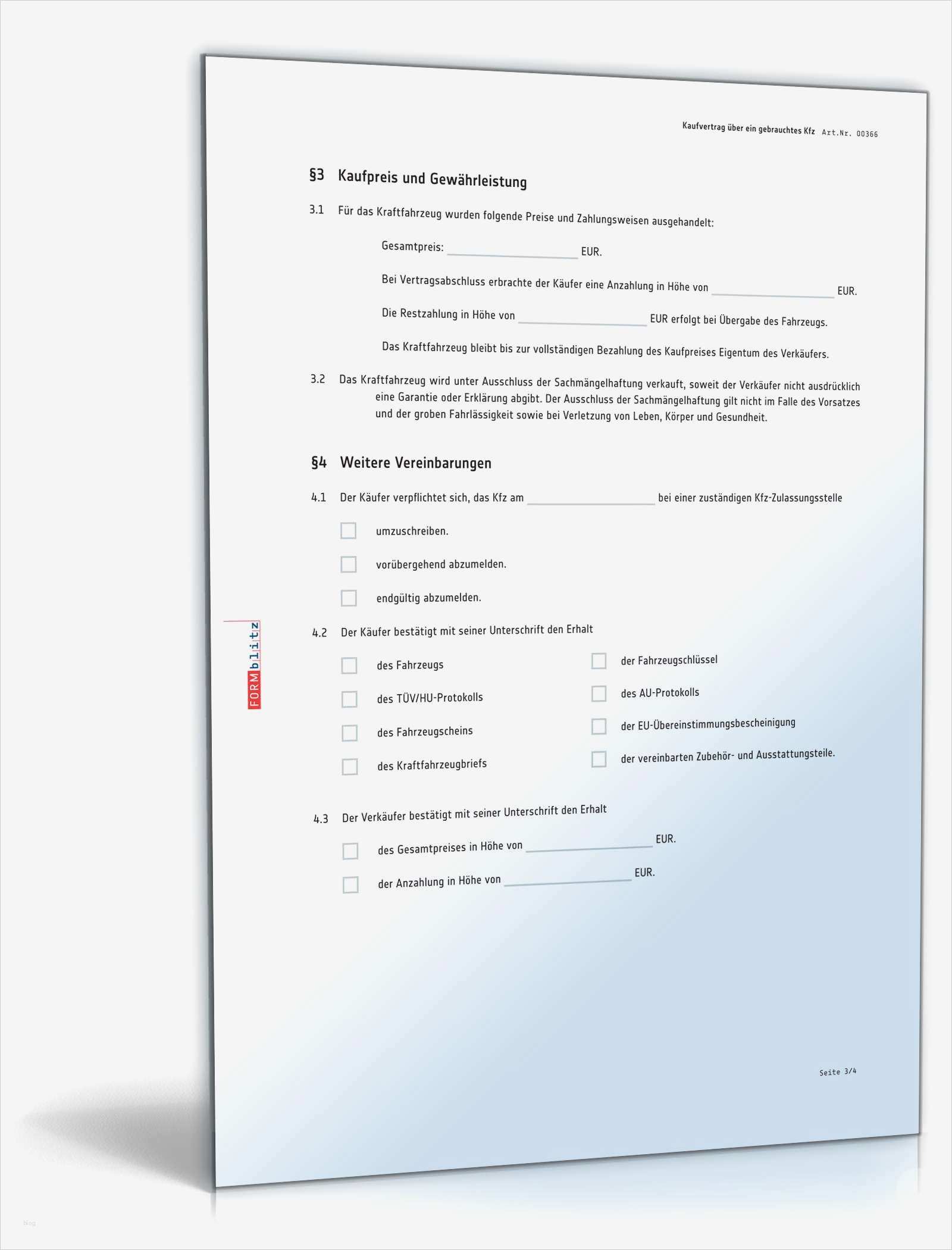 Kaufvertrag Katze Privat Vorlage Fabelhaft Kfz Kaufvertrag Privatverkauf