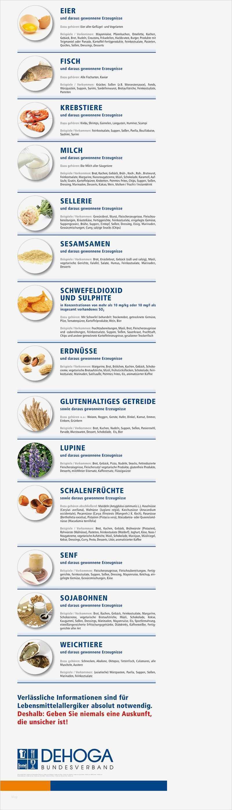 Kennzeichnung Allergene Vorlage Schönste Kennzeichnungspflichtige Allergene Franz Partyservice