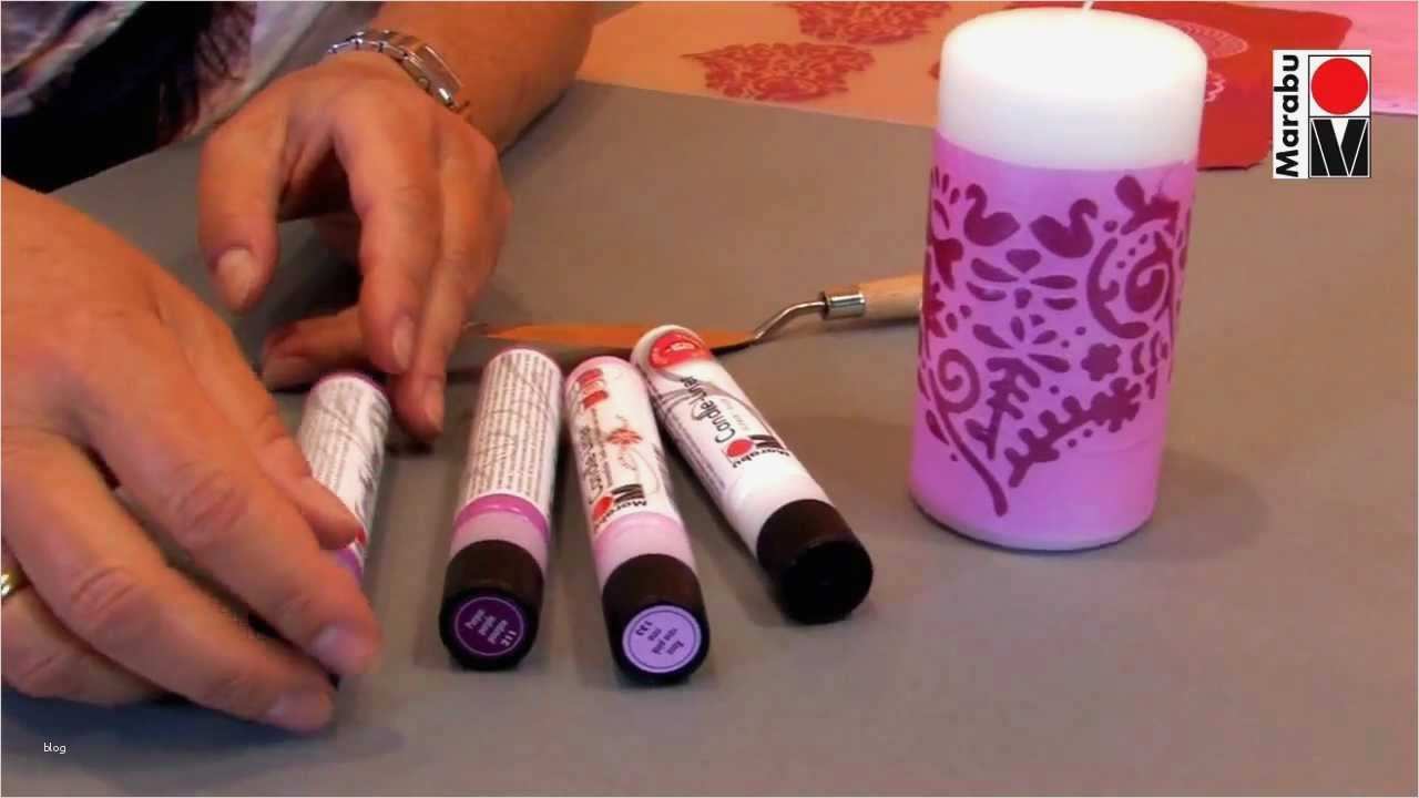 Kerzen Verzieren Mit Wachsplatten Vorlagen Inspiration Marabu Anleitungsvideo