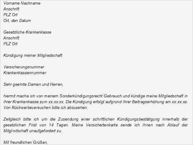 Kfz Versicherung sonderkündigung Vorlage Genial Kündigung Versicherung Vorlage Download Chip