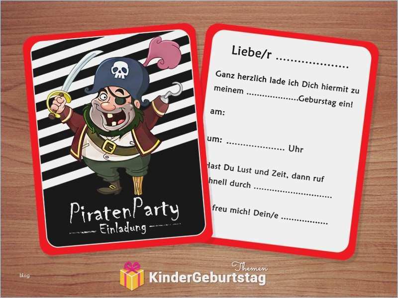 Kinder Einladungen Vorlagen Großartig Piraten Einladung Vorlage Kostenlos – Travelslow