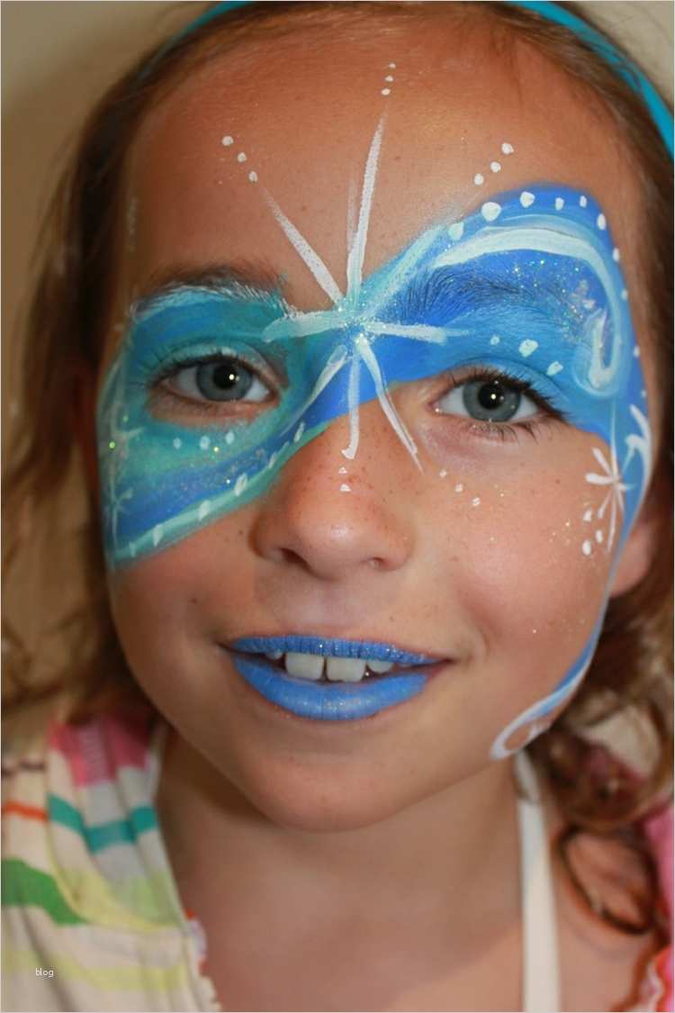 Kinderschminken Vorlagen Elsa Cool Mit Sem tollen Elsa Make Up Sticht Ihr Kind Am