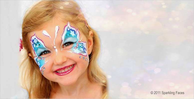 Kinderschminken Vorlagen Elsa Genial Schablonen Sparkling Faces Kinderschminken
