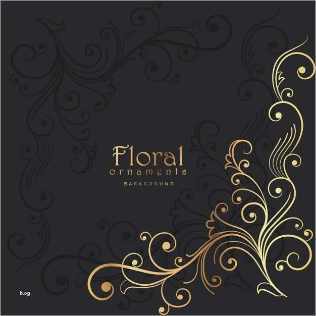 Kit Vorlage Powerpoint Inspiration Fondo Floral Dorado Y Negro
