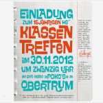Klassentreffen Einladung Vorlage Beste Grafik Design Florian Frandl