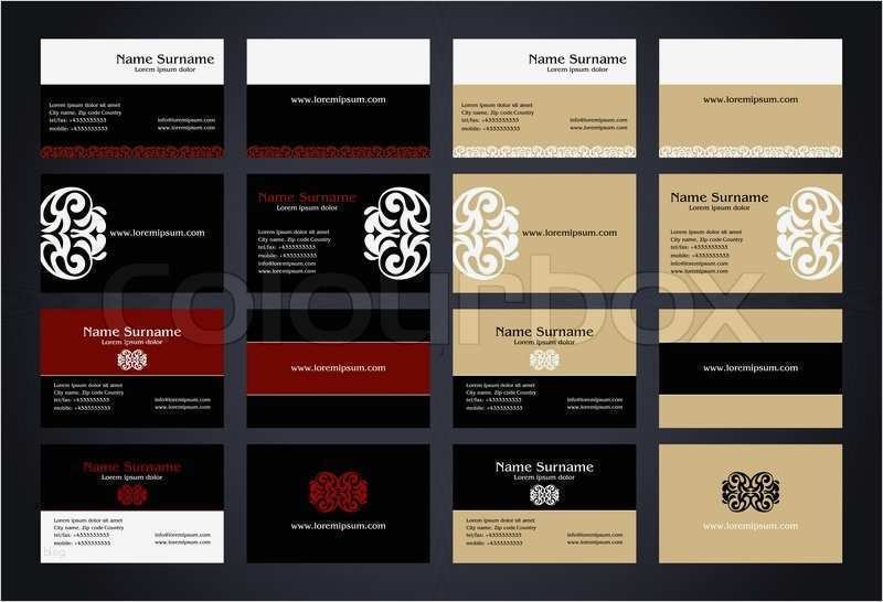 Klassische Visitenkarten Vorlagen Erstaunlich Kreative Visitenkarten Design Mit Logo Vintage Stil