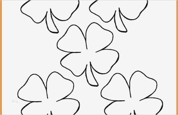 Kleeblatt Vorlage Ausdrucken Bewundernswert Schön Vier Kleeblatt Malvorlagen Zum Ausdrucken Bilder