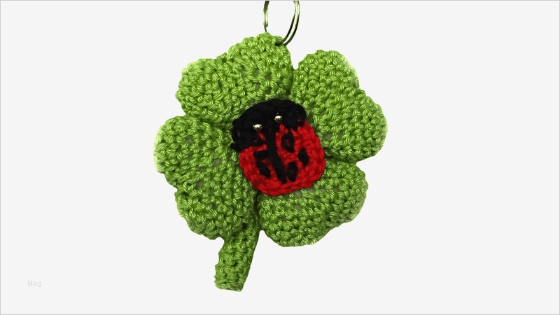 Kleeblatt Vorlagen Glücksbringer Beste Kleeblatt Häkeln Mit Marienkäfer Anhänger