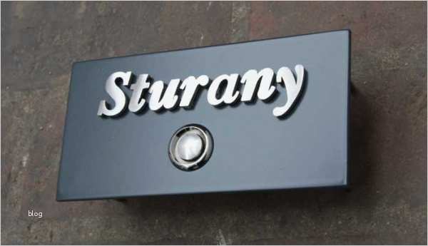 Klingel Namensschild Vorlage Bewundernswert Klingel Und Klingelschild Aus Lackiertem Edelstahl Mit