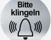 Klingel Namensschild Vorlage Erstaunlich Pvc Schild Rund Silber Matt 10 5 Cm Ø "bitte Klingeln
