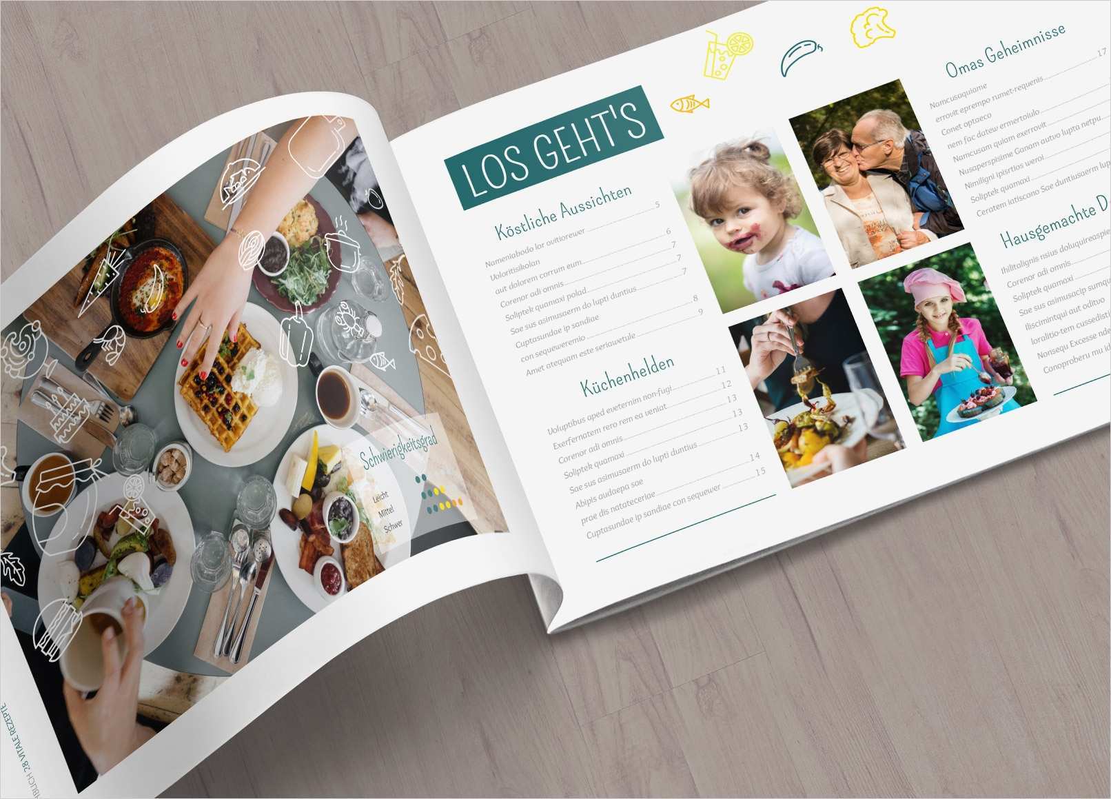 Kochbuch Vorlage Indesign Cool Kochbuch Und Rezeptbuch Vorlage – Designs & Layouts Für