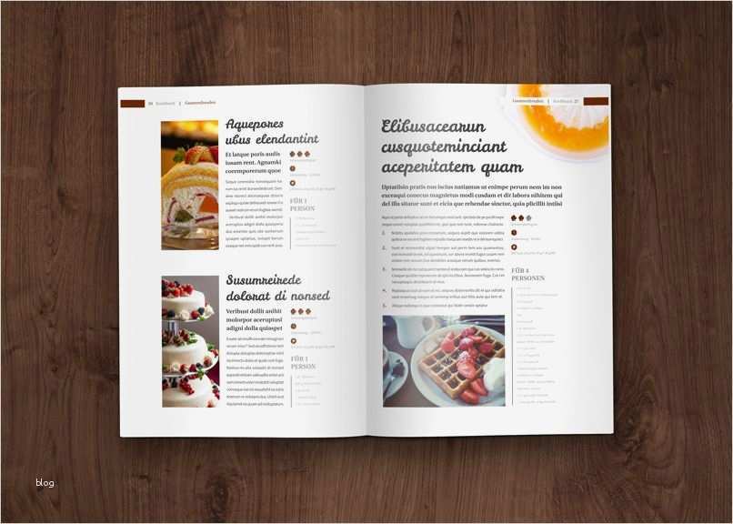 Kochbuch Vorlage Indesign Wunderbar Kochbuch Und Rezeptbuch Vorlage – Designs & Layouts Für