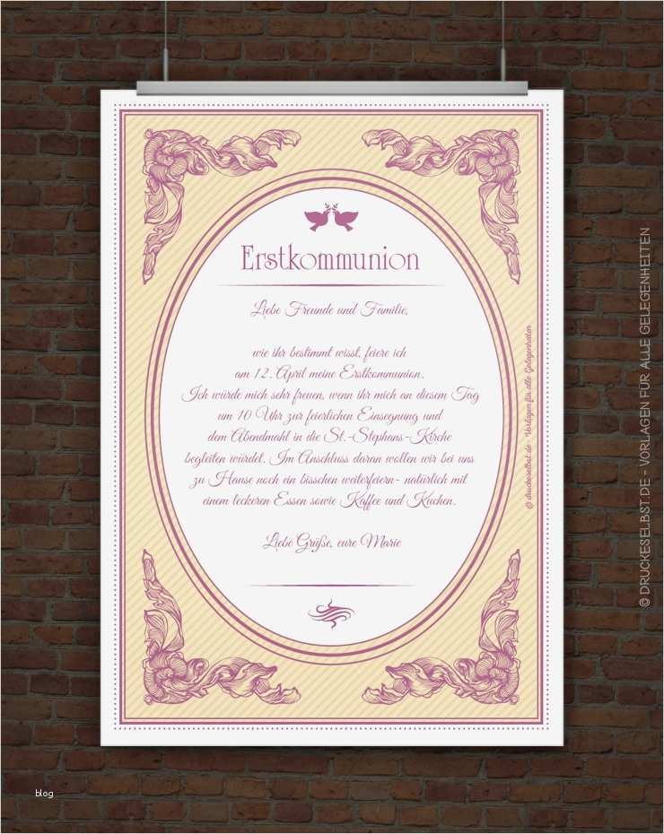 Kommunionkarten Vorlagen Kostenlos Erstaunlich Drucke Selbst Kostenlose Kommunionkarten Zum Ausdrucken