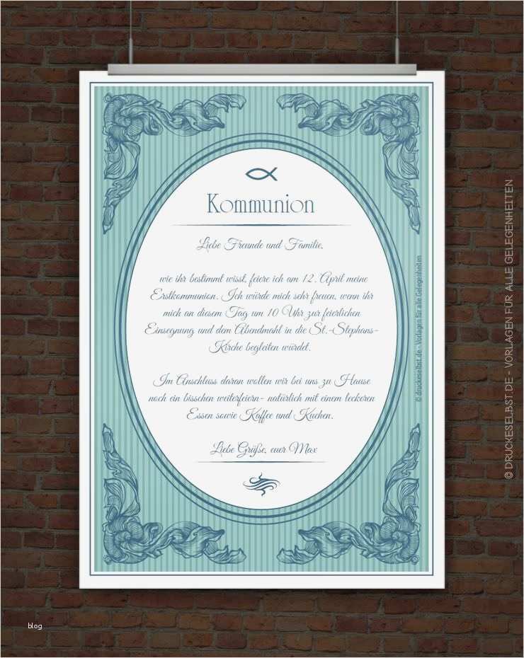 Kommunionkarten Vorlagen Kostenlos Genial Drucke Selbst Kostenlose Kommunionkarten Zum Ausdrucken