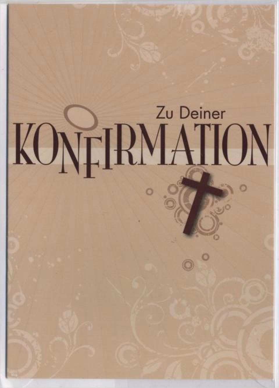 Konfirmation Karte Vorlage Genial Konfirmationskarte Zu Deiner Konfirmation Doppelkarten
