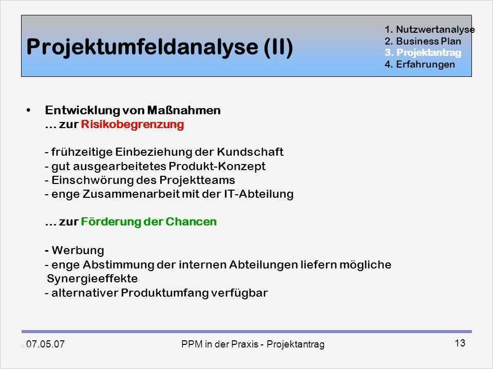 Konzept Vorlage Projekt Angenehm Team 7 Projekt Antrag Projektleiter Jochen Brand Ppt