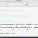 Konzept Vorlage Projekt Beste Web Design Briefing Word Vorlage Mit Multiple Choice Uid