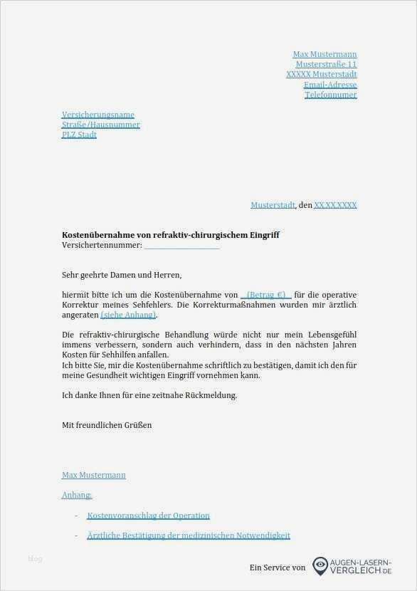 Kostenübernahme formular Vorlage Erstaunlich Antrag Auf Kostenübernahme Bauchdeckenstraffung Vorlage