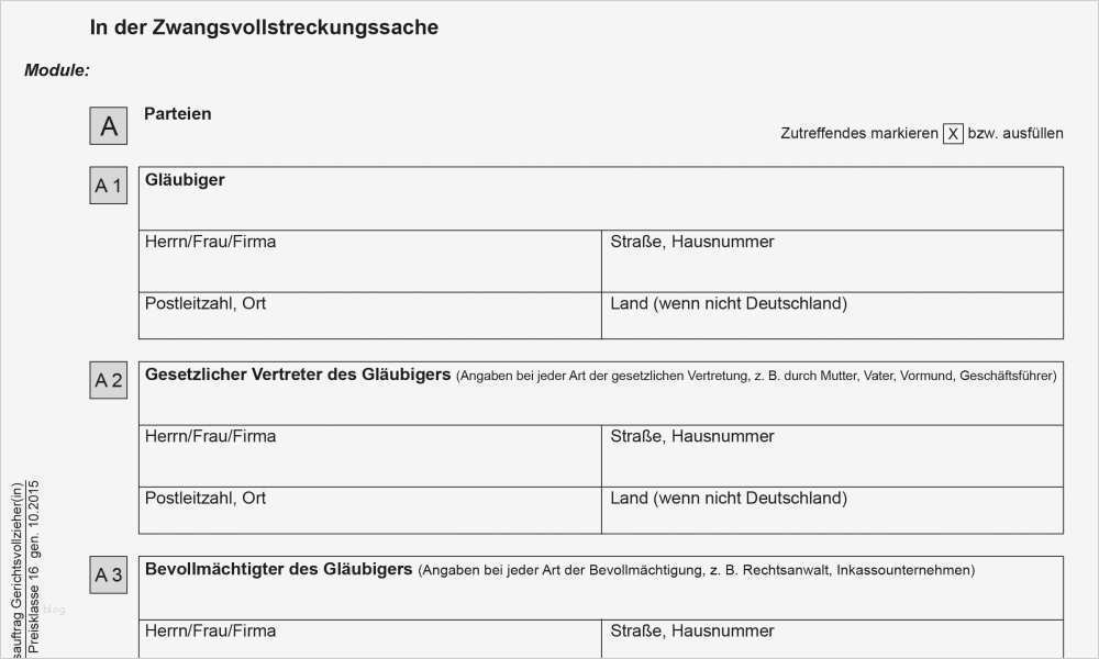 Kostenübernahme formular Vorlage Schön formular „vollstreckungsauftrag“ Jetzt Verfügbar Kanzleilife