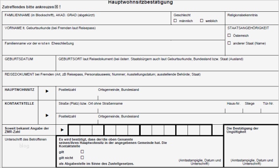 Kostenübernahme Hotel Englisch Vorlage Elegant Anl 4 Meldeg Meldegesetz 1991 Jusline Österreich