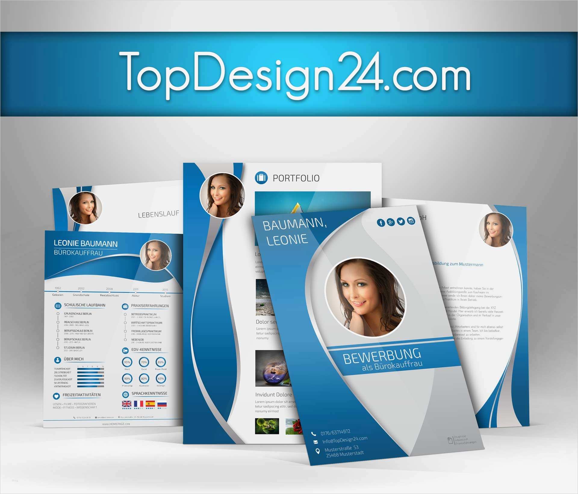 Kreditkarten Design Vorlagen Fabelhaft Bewerbung Layout topdesign24 Bewerbungsvorlagen