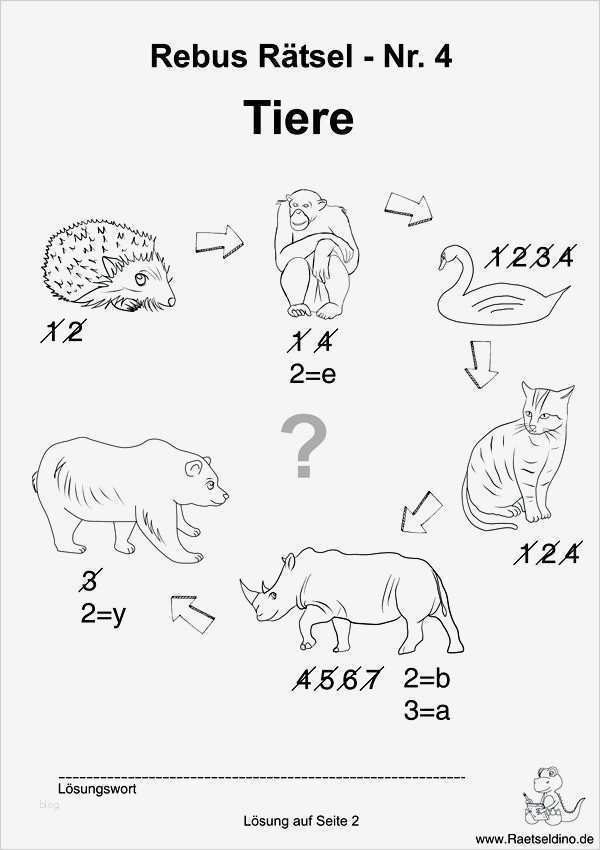 Krimi Schreiben Vorlage Genial Rebus Rätsel Mit Tieren Schule Pinterest