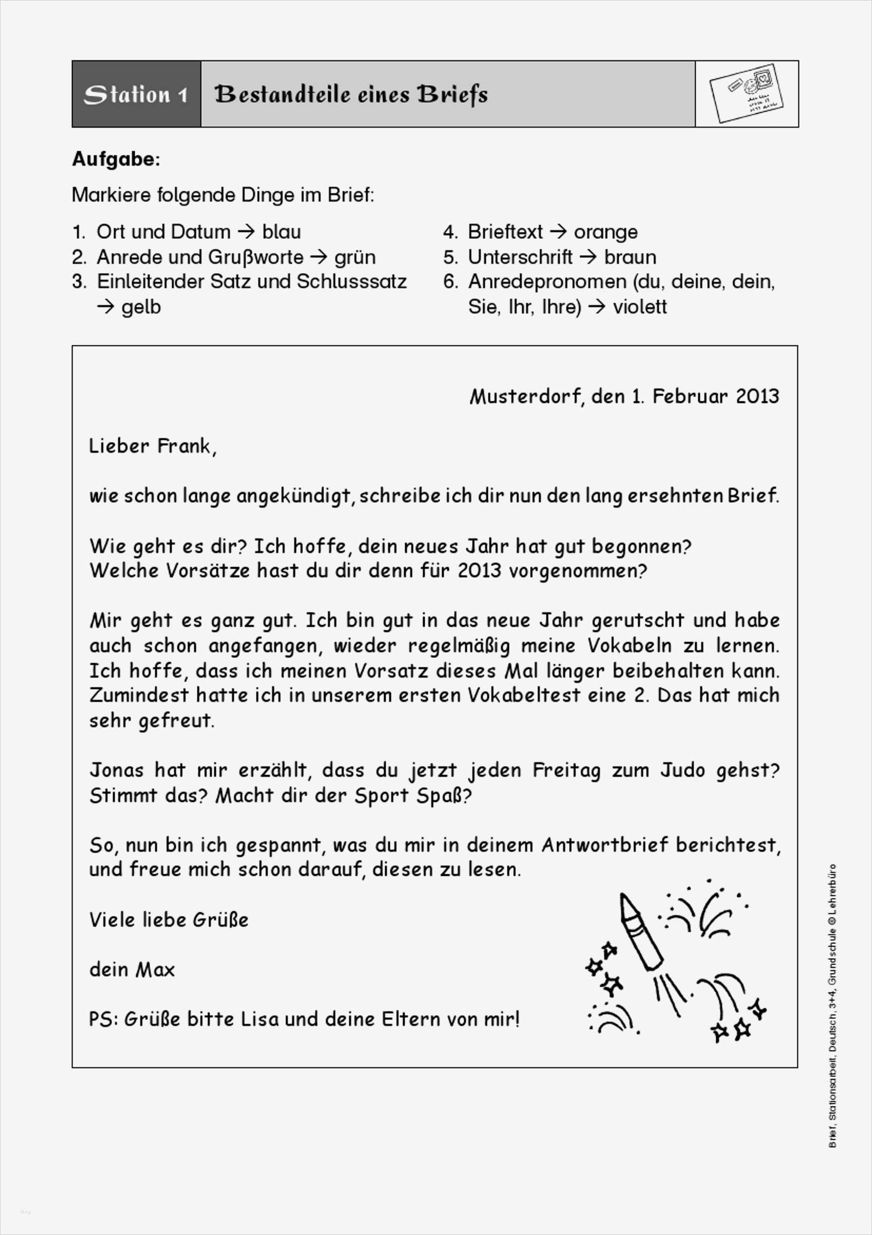 Krimi Schreiben Vorlage Luxus Bildergebnis Für Brief Schreiben 3 Klasse