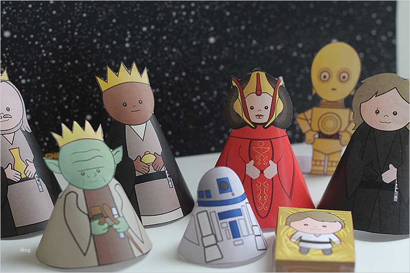 Krippe Basteln Vorlage Erstaunlich Star Wars Weihnachts Krippe Zum Basteln