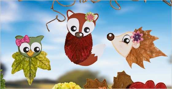 Krippe Basteln Vorlage Schön Tiere Aus Blättern Basteln Fürs Fenster Familie