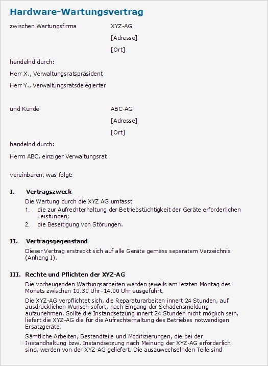 Kündigung Dienstleistungsvertrag Vorlage Wunderbar Muster Lizenzvertrag über Eine Nicht Ausschließliche
