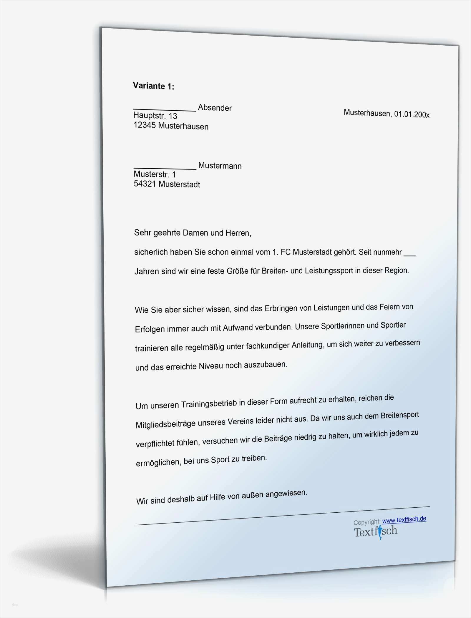 Kündigung Fitnessstudio Wegen Krankheit Vorlage Schön Sponsoringschreiben Für Sportverein • De Musterbrief Download