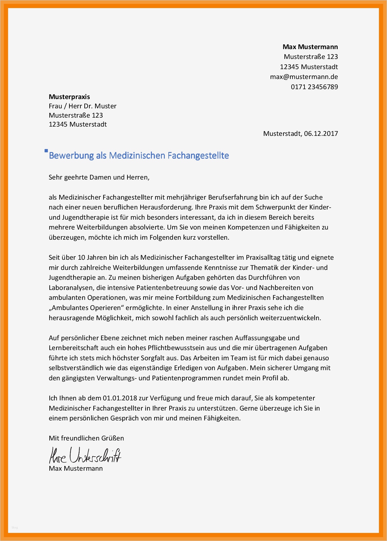 Kündigung Friseur Vorlage Beste 2 3 Bewerbung Muster Arzthelferin