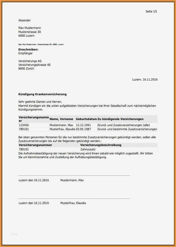 Kündigung Hausratversicherung Allianz Vorlage Großartig 10 Muster Kündigungsschreiben