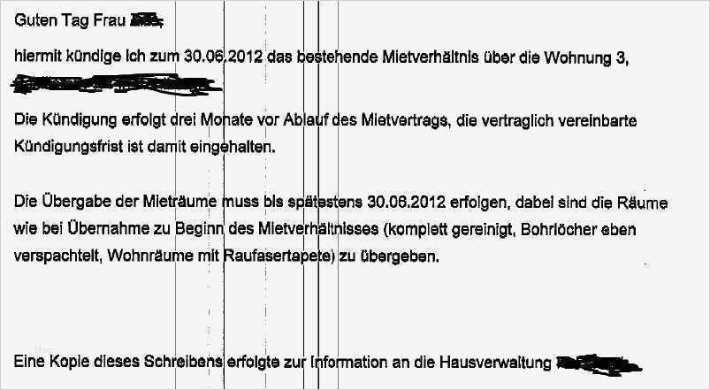 Kündigung Im Beiderseitigen Einvernehmen Vorlage Schönste Merkwürdige Kündigung Für Mietwohnung Erhalten Was Tun
