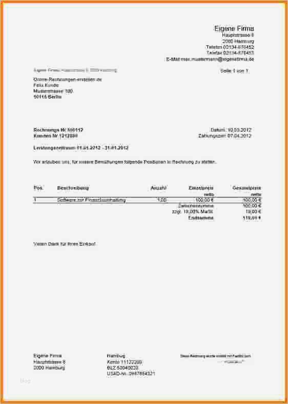 Rechnung Schreiben Privat Vorlage Sponsorshipletterr – XUA