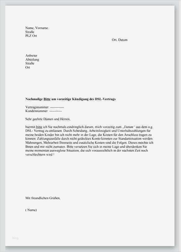 Kündigung Servicevertrag Vorlage Fabelhaft Schriftliche Kundigung Wohnung Vorlage Vodafone Ka 1 4