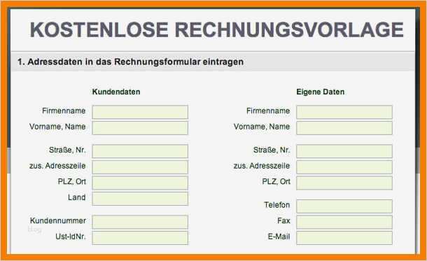Kündigung Steuerberater Vorlage Cool 13 Rechnungsvordruck Blanko