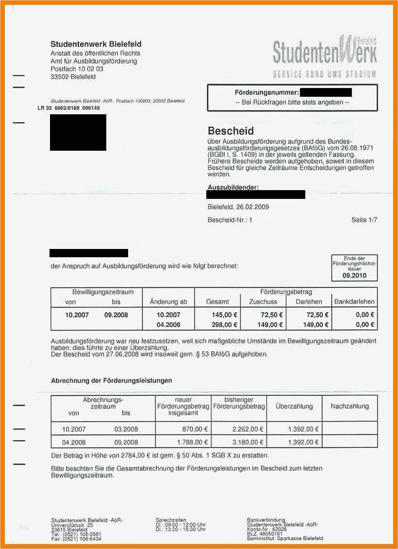 Kündigung Steuerberater Vorlage Neu 6 ückzahlung Bafög
