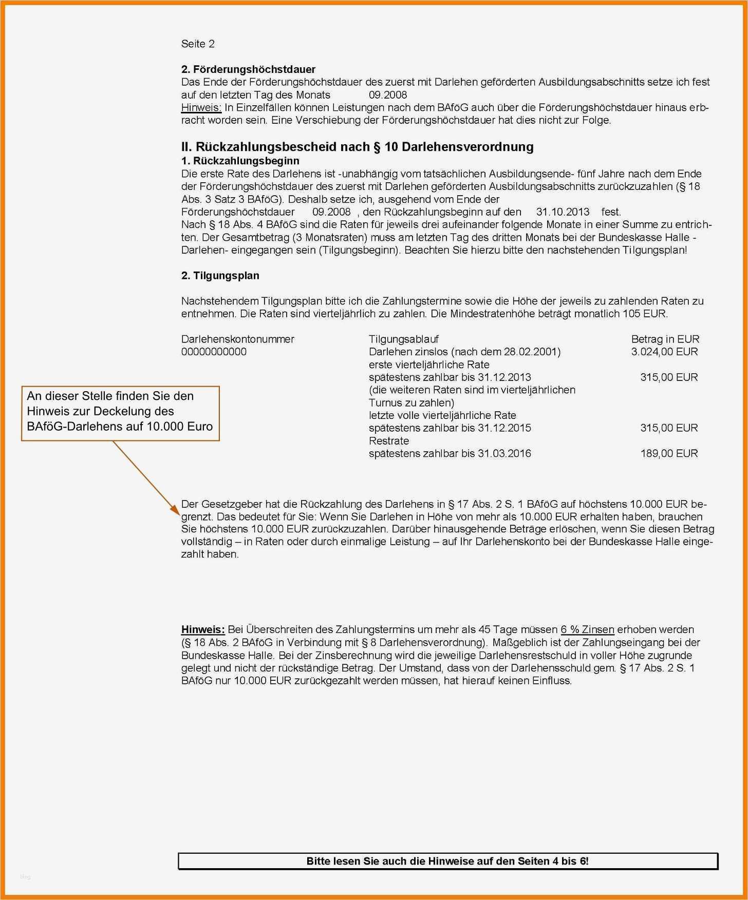 Kündigung Steuerberater Vorlage Schön 6 ückzahlung Bafög