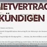 Kündigung Vermieter Vorlage Pdf Inspiration Mietvertrag Kündigen Muster Vorlagen & Tipps