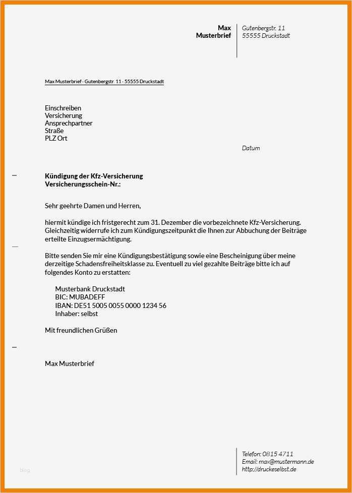 Kündigungsschreiben Konto Vorlage Bewundernswert Kfz Versicherung Kündigen Vorlage Word Arbeitskarten Kfz
