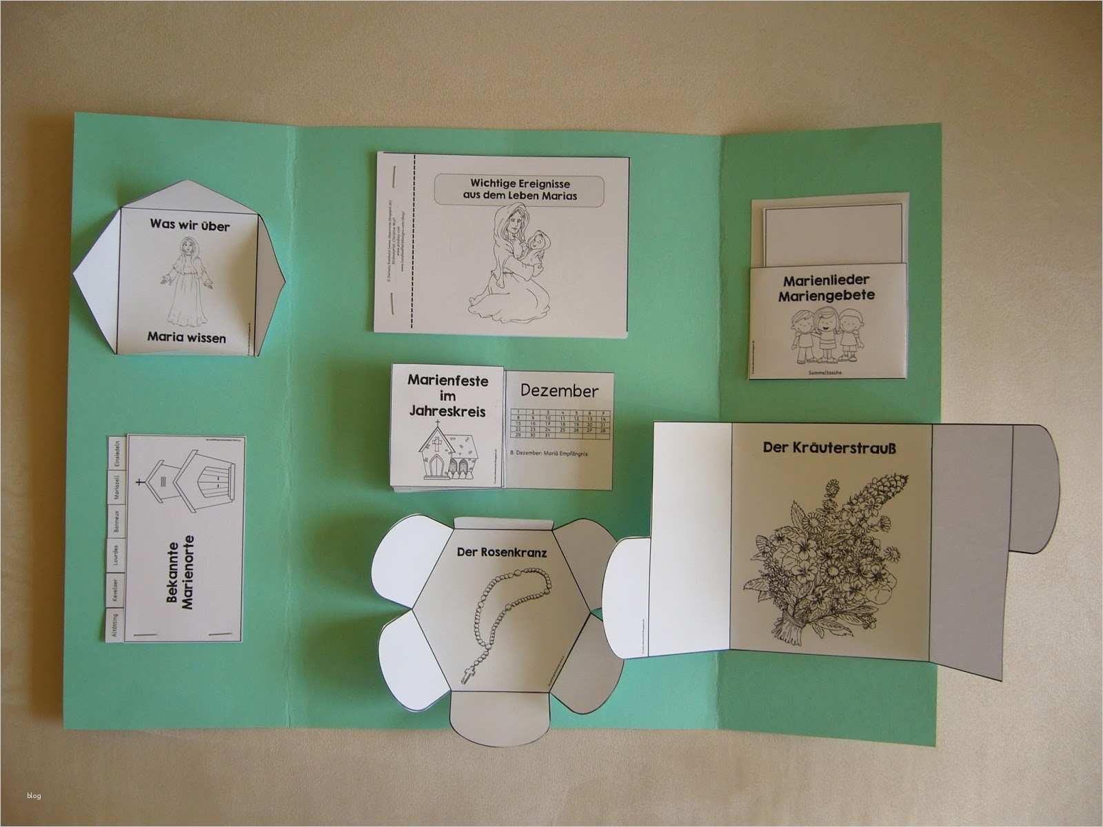 Lapbook Wald Vorlage Fabelhaft Vorlagen Für Ein Marienlapbook